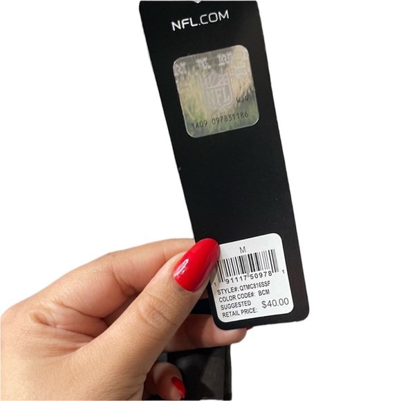 NWT Broncos Men's NFL Official Team Apparel T-Shirt Size Medium Blue/Orange  🏈 - Picture 4 of 6